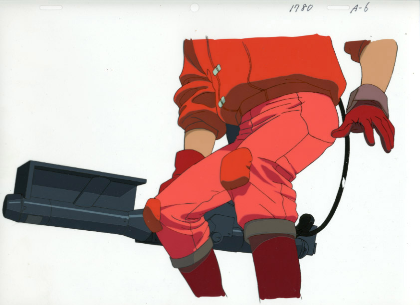 Kaneda - laser cannon crotch shot! 