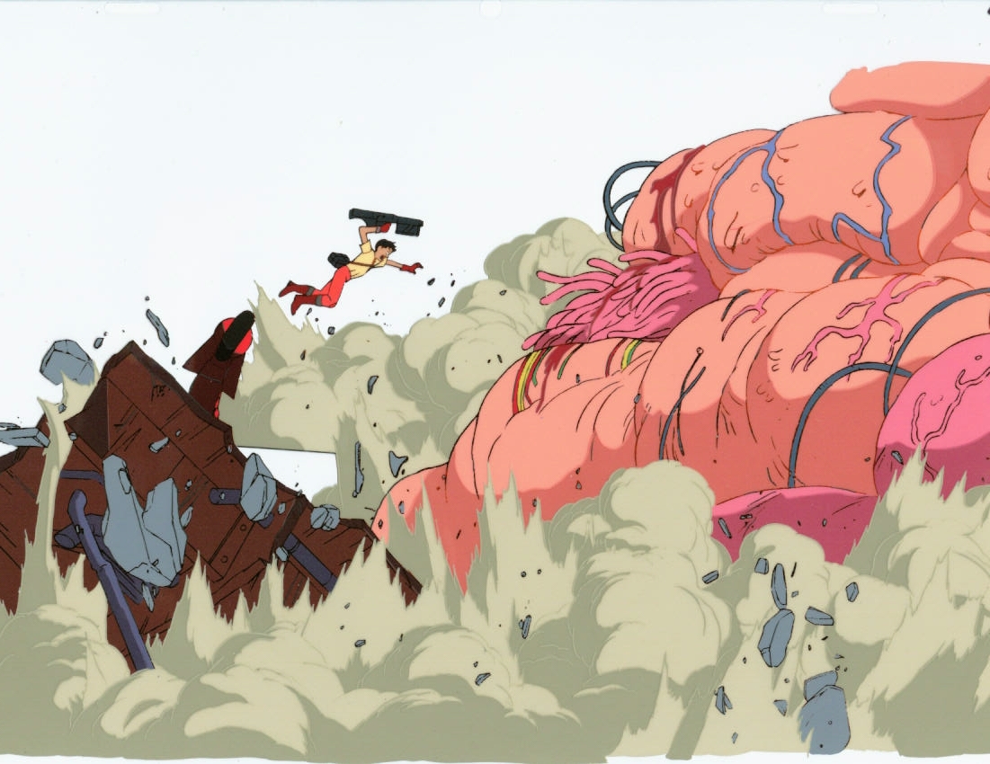 Kaneda Catapulted into Mutating Tetsuo