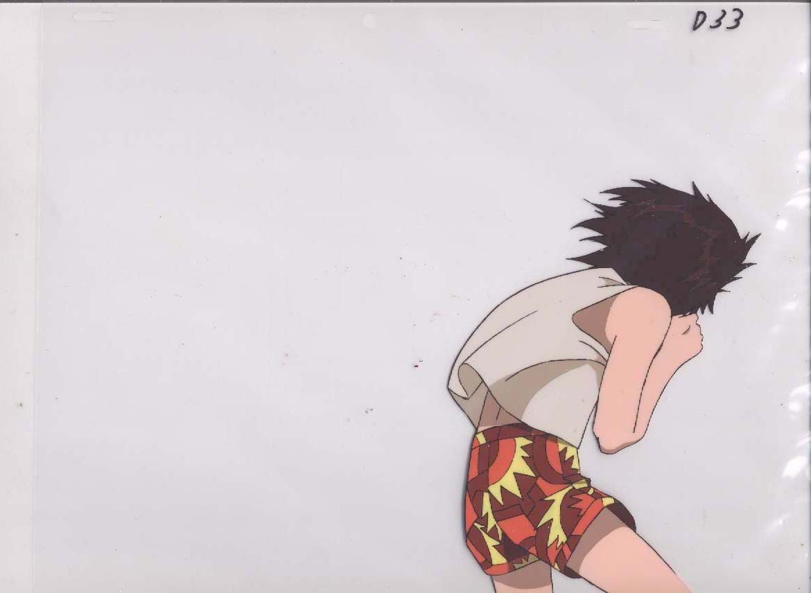 Kaori dodges Tetsuo's arm