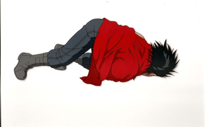 Tetsuo begins to lose control of his arm